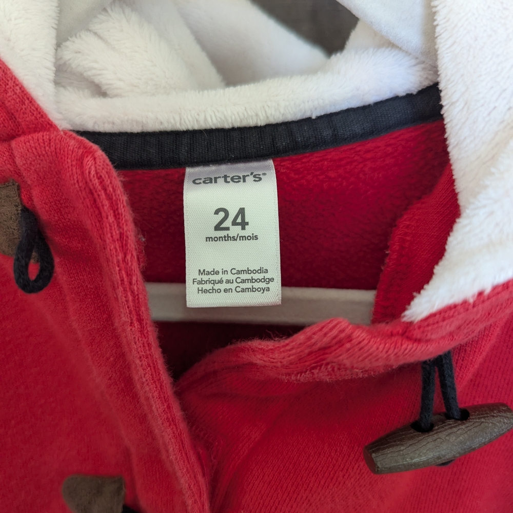 Carter's Red Coat - Picture 3 of 3